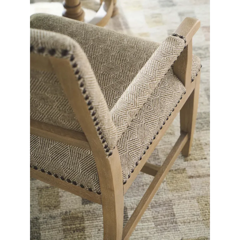 Montecito Colburn Custom Upholstered Arm Chair