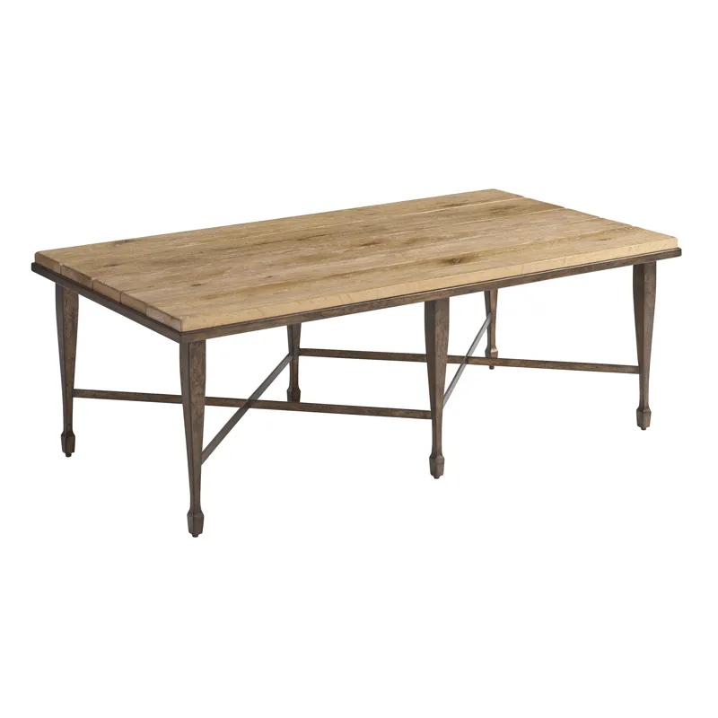 Montecito Catalonia Rectangular Metal Cocktail Table