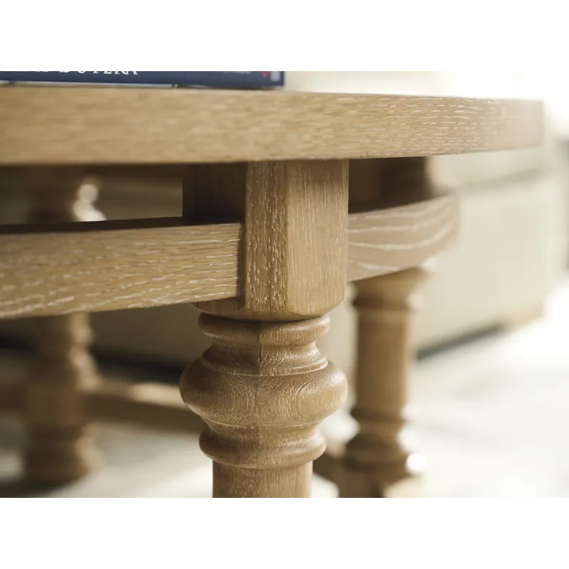 Montecito Hollister Round Cocktail Table