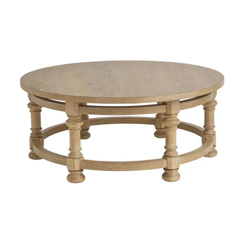 Montecito Hollister Round Cocktail Table