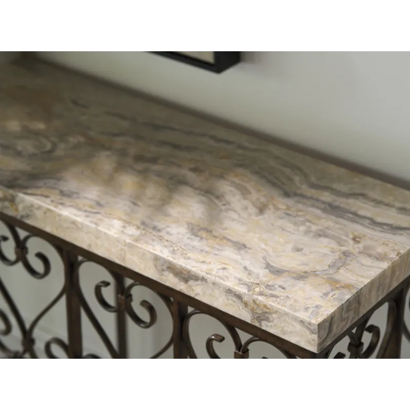 Montecito Fletcher Metal Console Table