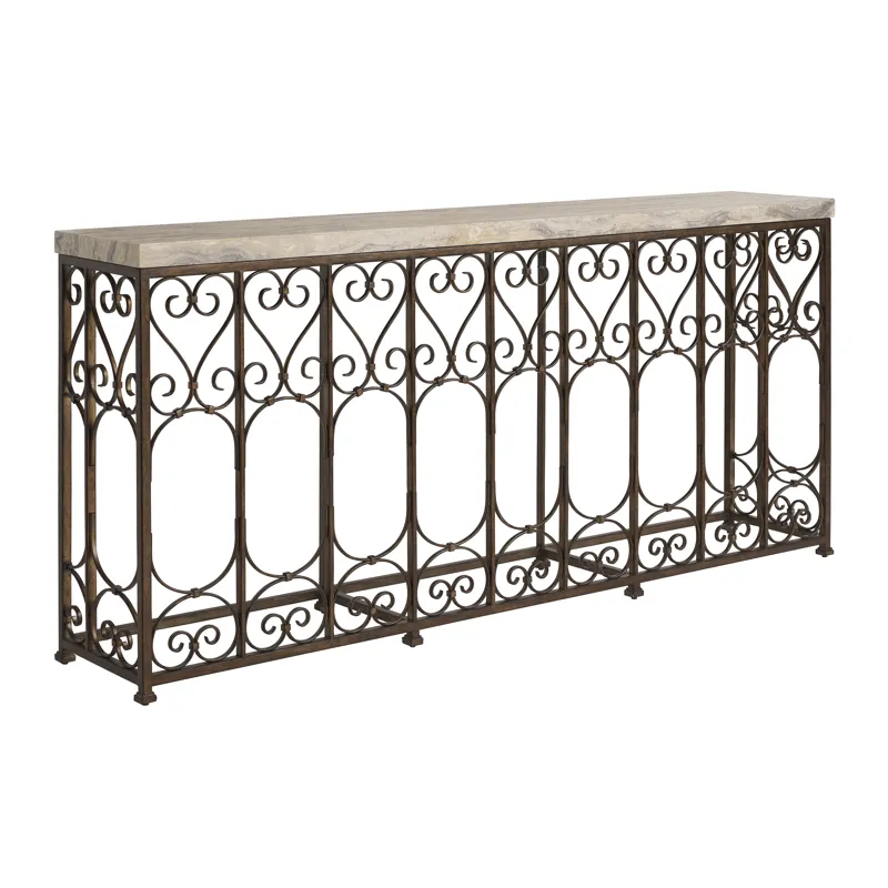 Montecito Fletcher Metal Console Table