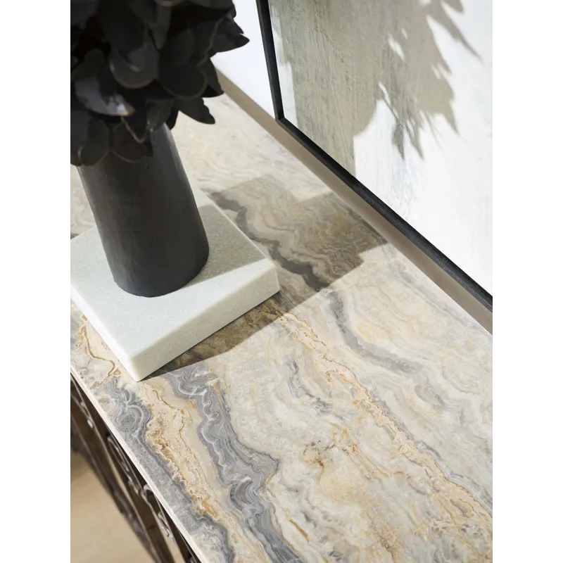 Montecito Fletcher Metal Console Table