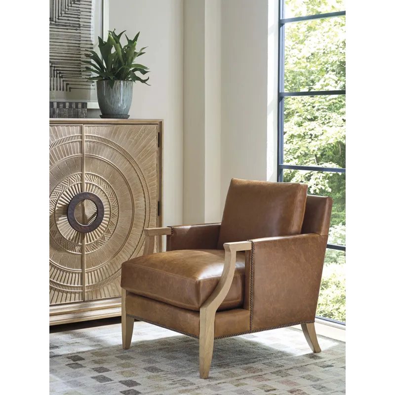 Barclay Butera Upholstery Treadwell Leather Chair