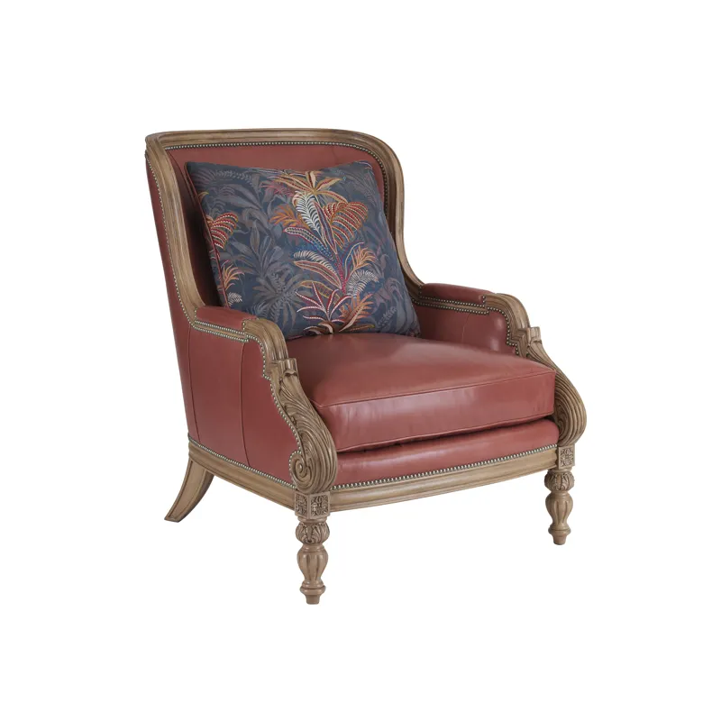 Barclay Butera Upholstery Kamari Leather Chair