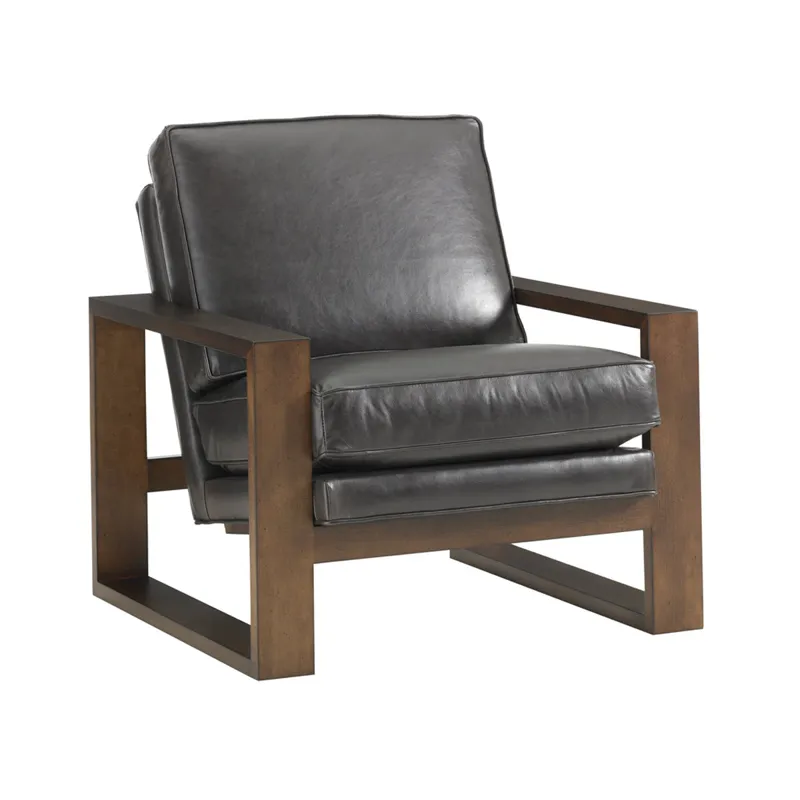 Barclay Butera Upholstery Thaynes Leather Chair