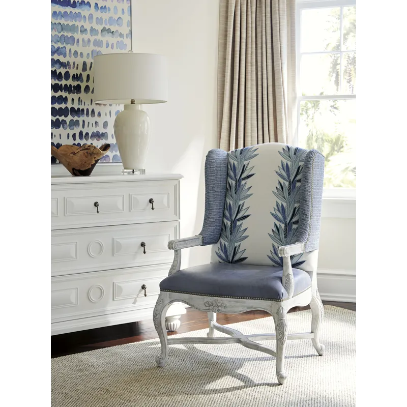 Barclay Butera Upholstery Patras Leather Chair