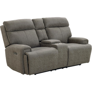Nathan Motion Loveseat w/Power & Console