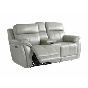 Levitate Motion Loveseat w/Power &amp; Console - Nickle
