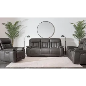 Benson Leather Power Reclining Sofa
