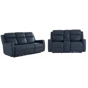 Norwood Motion Power Sofa & Console Loveseat Set - Slate