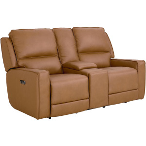 Raymond Motion Loveseat w/Power & Console - Antelope