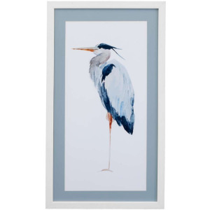 Heron III Framed Print
