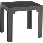 Bluffton End Table - Lampblack