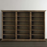 Compass Tall Triple Open Bookcase