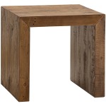 Salvaged Timber Square End Table