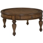 Heartland Pine Round Cocktail Table