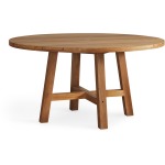 Martin Teak Tables Round Dining Table