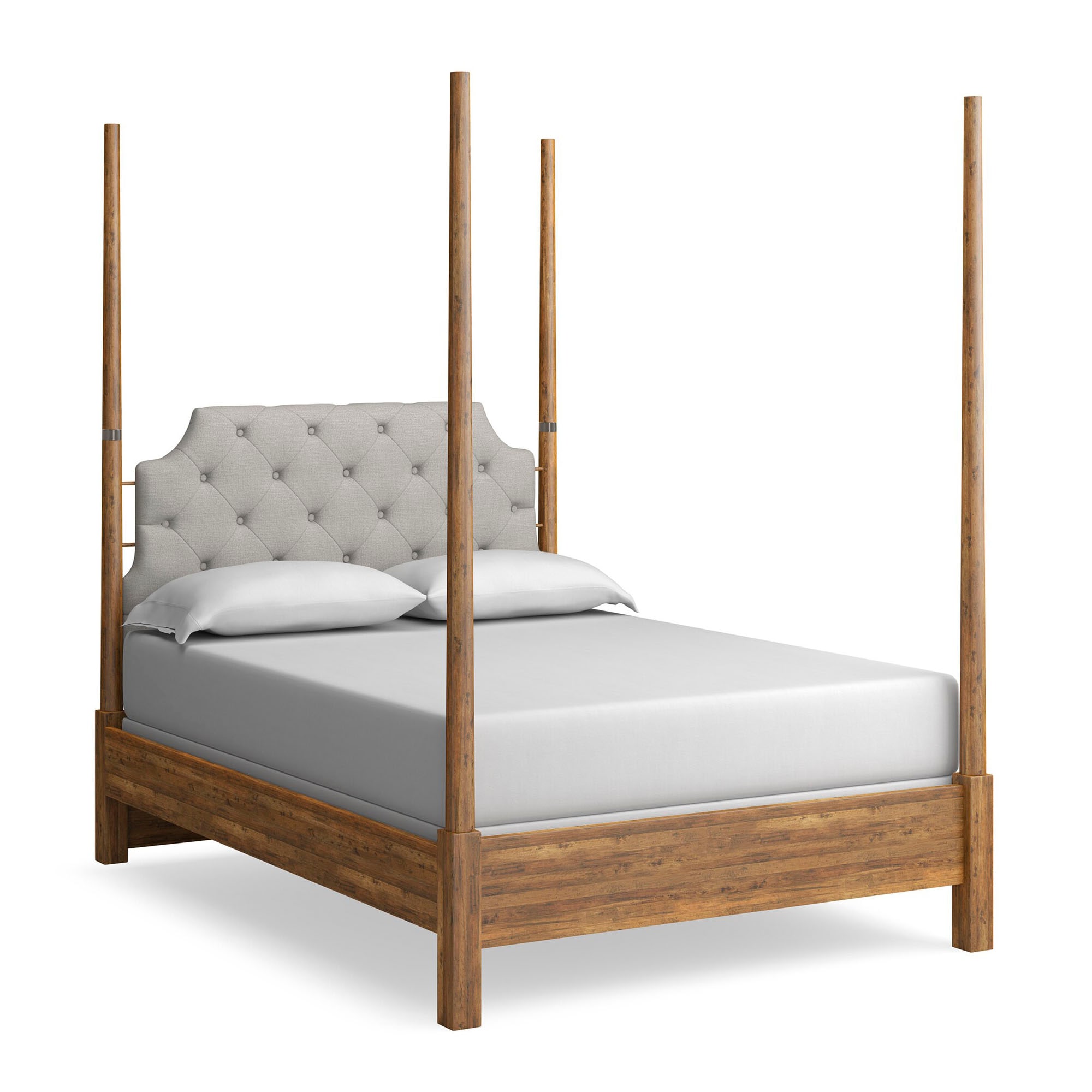 Benchmade Midtown Maple Queen Poster Bed 2019K153FH by Bassett at
