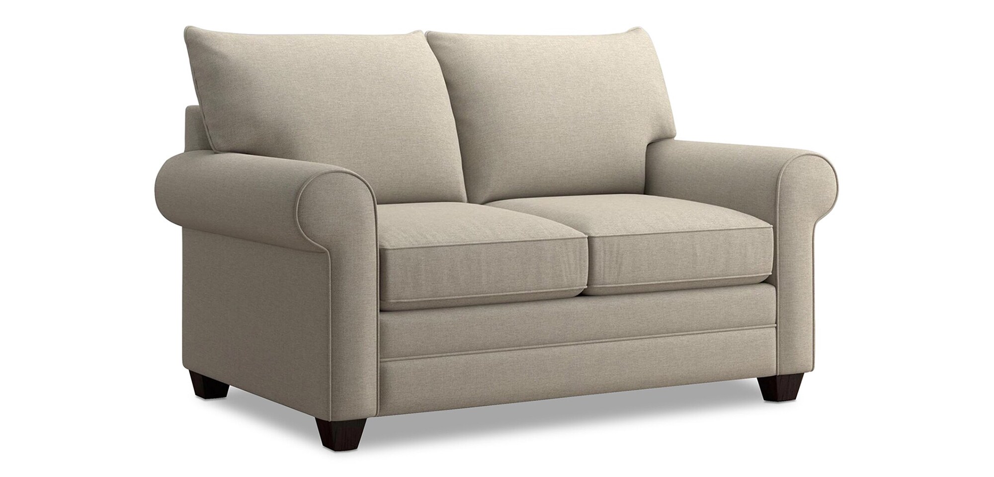 Everyday Value Alexander Roll Arm Loveseat 271242 by Bassett at Horton