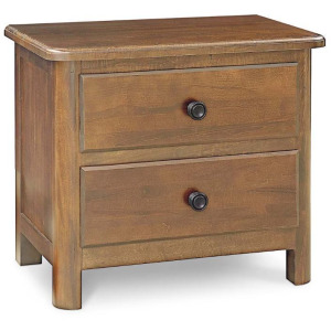 Heritage Two Drawer Nightstand - Sandstone Maple