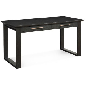 HomeWork Writing Desk with Drawers - Dark Mocha