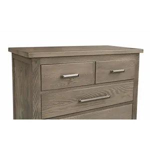 Benchmade Abingdon Oak 5 Drawer Chest