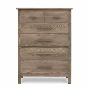 Benchmade Abingdon Oak 5 Drawer Chest