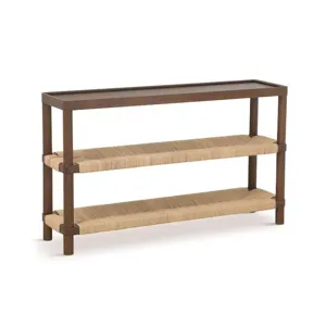 Montauk Woven Console Table