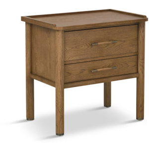European Farmhouse 2 Drawer Bedside Table