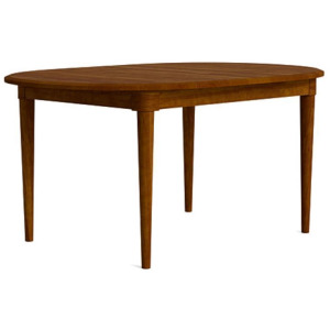 HideAway Solid Maple Oval Dining Table
