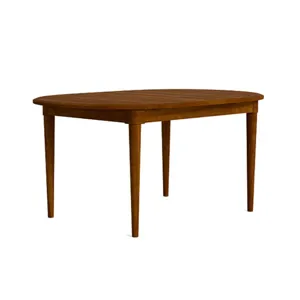 HideAway Solid Maple Oval Dining Table