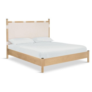 European Farmhouse Upholstered Bed