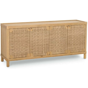 Montauk Woven 4 Door Credenza