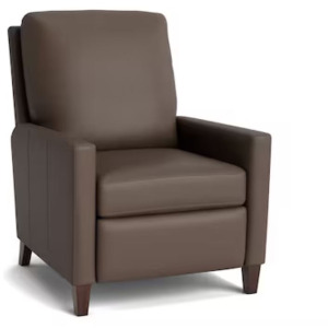 Trevor Leather Track Arm Manual Recliner w/Tall Back