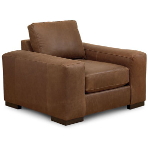 Southpark Leather Chair - BenchMade Nubuck Coffee