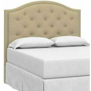 Custom Uph Beds Vienna Arched Queen Headboard - Tufted