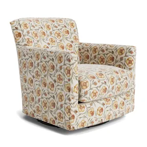 New American Living Swivel Glider - Pondicherry Trail Turmeric