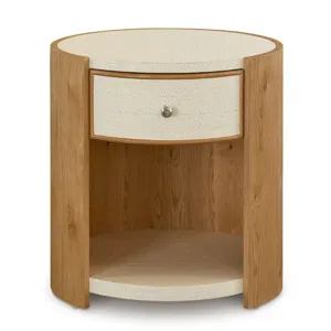 Newbury Round Open Front End Table