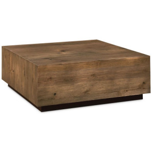 Cascade Square Cocktail Table - Barley Oak