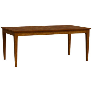 HideAway Solid Maple Boat Shaped Dining Table - Auburn Maple