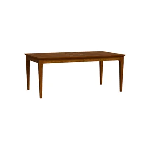 HideAway Solid Maple Boat Shaped Dining Table - Auburn Maple