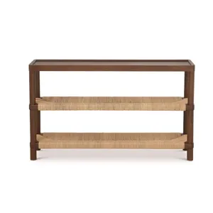 Montauk Woven Console Table
