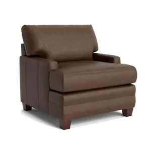 Carolina Leather Track Arm Chair