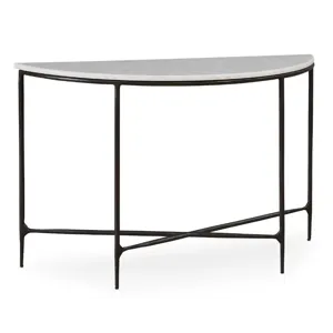 Keswick Demilune Console Table