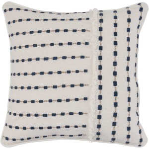 Katia Ivory Navy Pillow