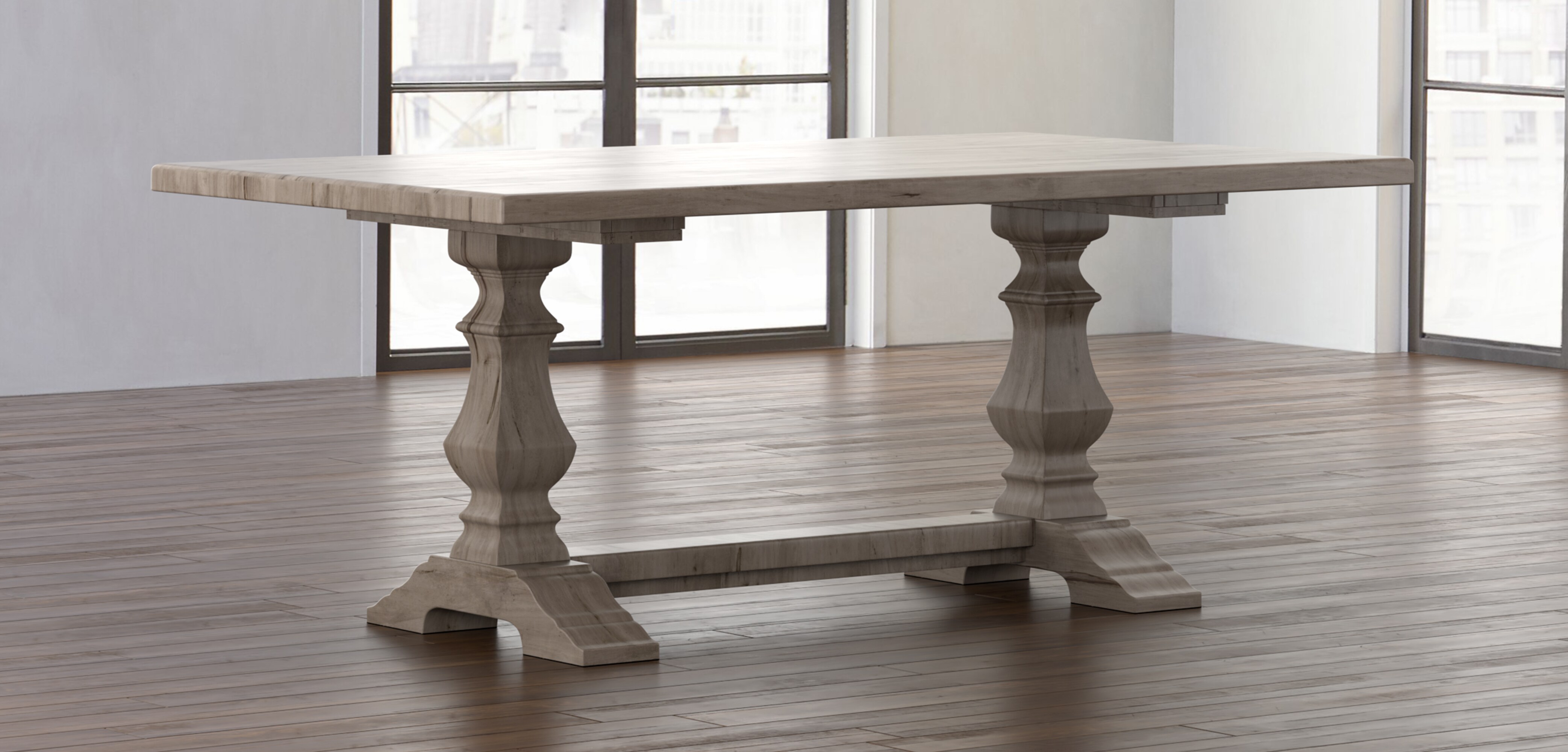 Benchmade Harvest Maple Dining Table 40217242H by Bassett at Turner