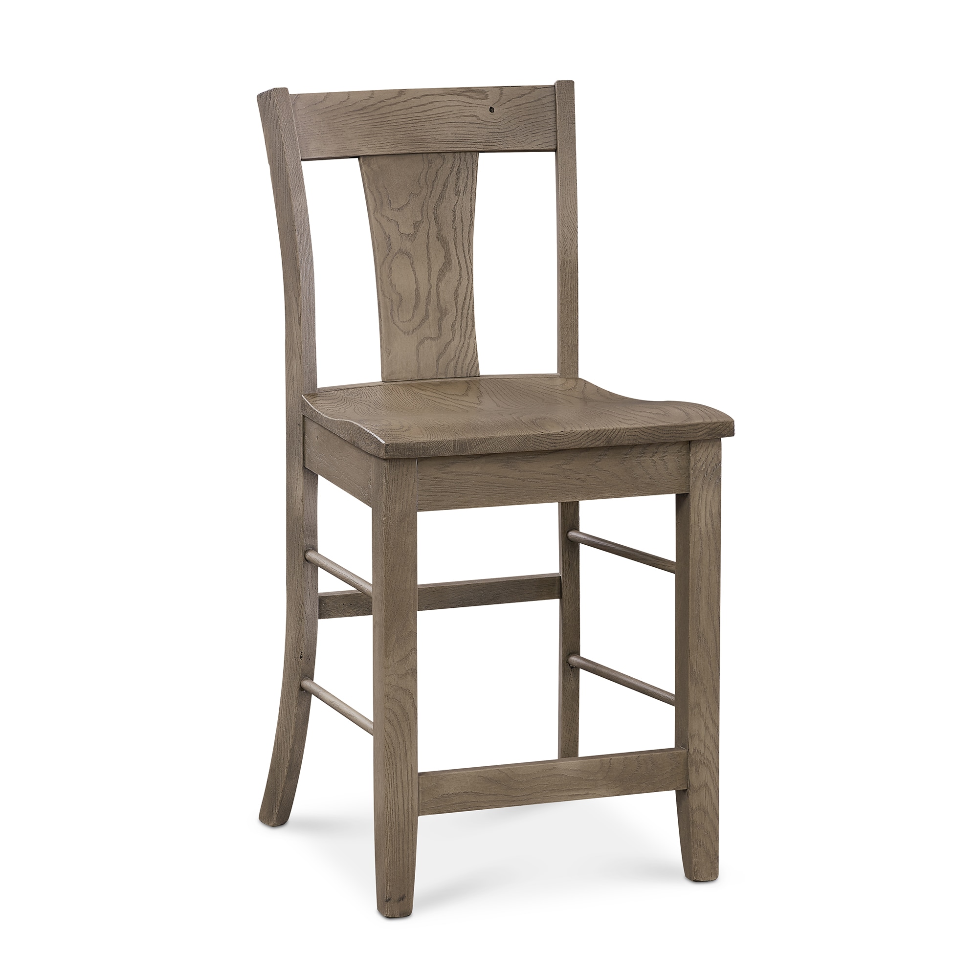Benchmade Barnes Oak Counter Stool 41213000BN by Bassett at Sylvan