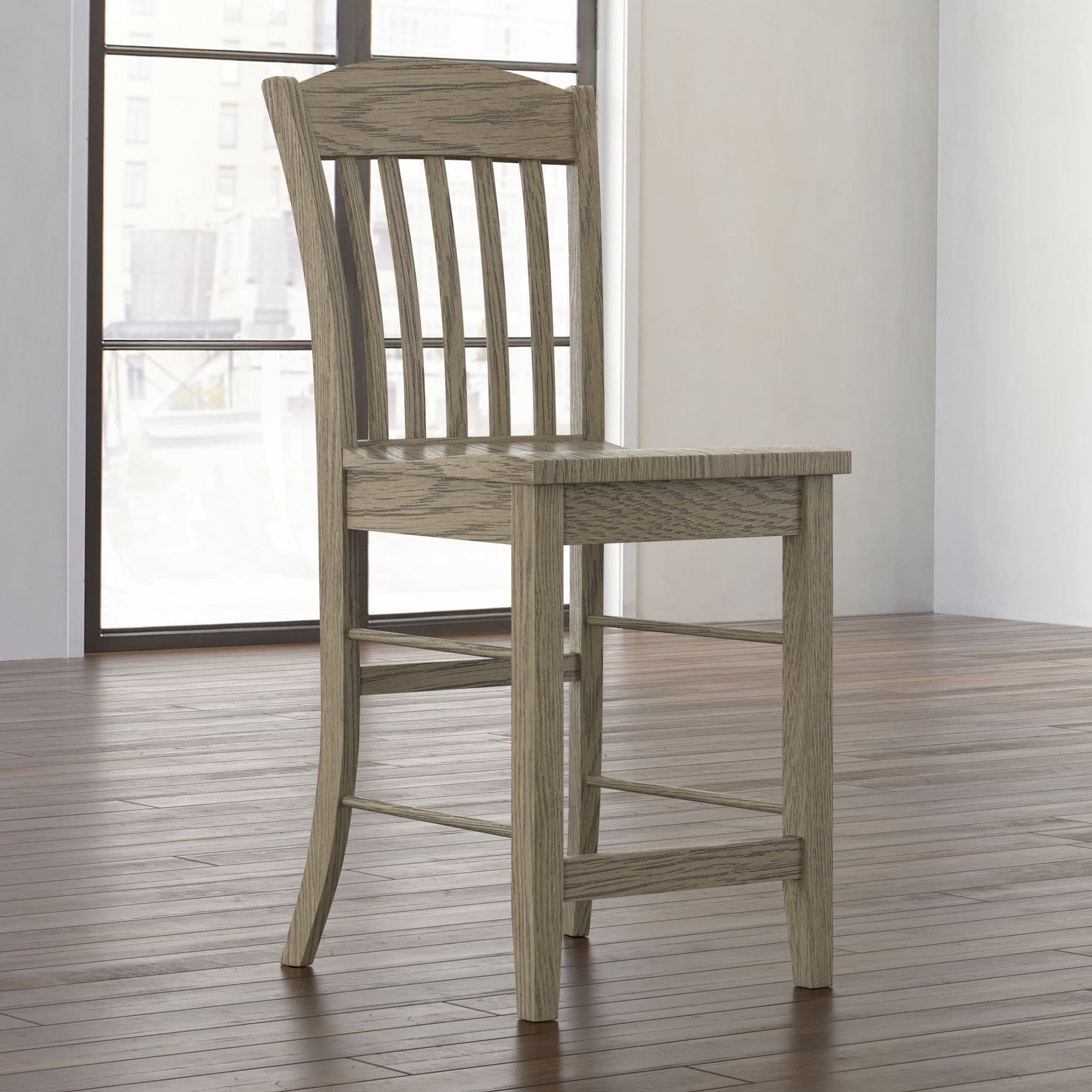 Benchmade Holden Oak Counter Stool 41213000HN by Bassett at Sylvan