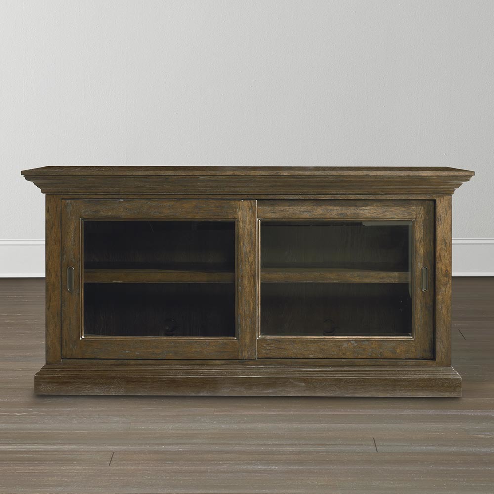 Compass Sliding Door Credenza 9525K871S by Bassett at Sylvan Furniture